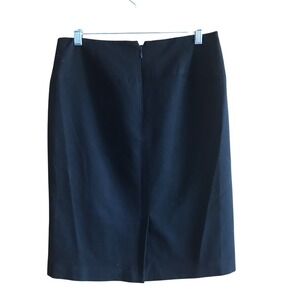 Apt 9 Black‎ Straight Skirt With Kick Split In The Back Size 6 Lined